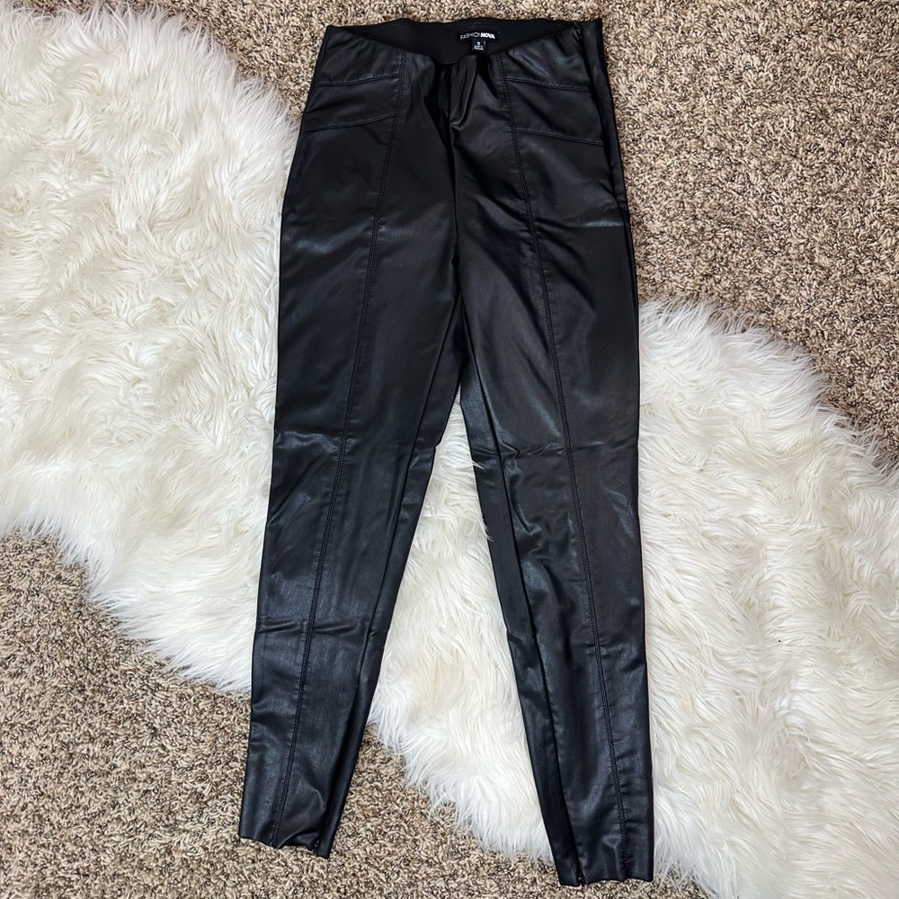 Black Leather Pants